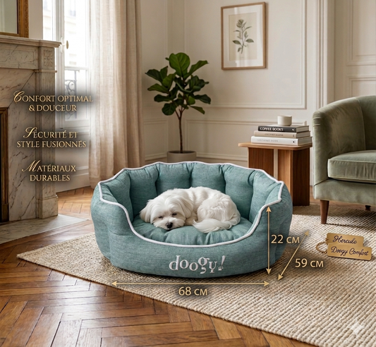 Doogy Cozy Pastel Green Basket 68 x 59 x 22 cm