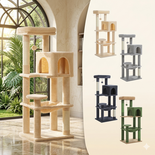 Five-tier cat tower, 113 cm high