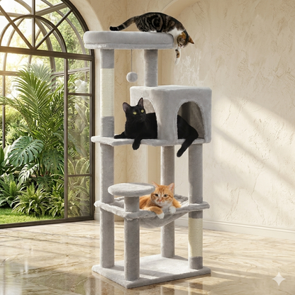 Five-tier cat tower, 113 cm high