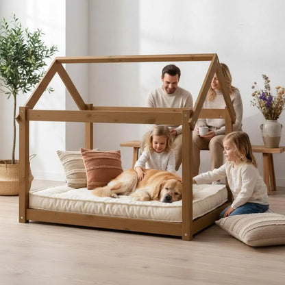 Solid Pine Wood Dog Crate